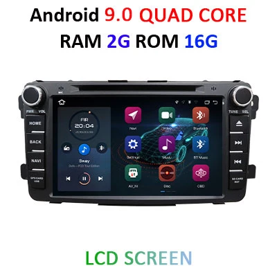 2G 16G LCD 4G+ 64G 8 CORE 2 Din Android 9,0 автомобильный dvd-плеер gps навигация аудио для Mazda CX9 CX 9 CX-9 автомобильный Радио стерео Мультимедиа obd2 dvr - Цвет: 2G 16G LCD