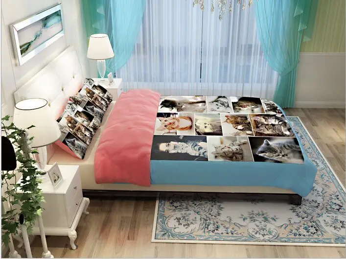 Комплекты постельного белья Queen Size для детской спальни украшение пододеяльник