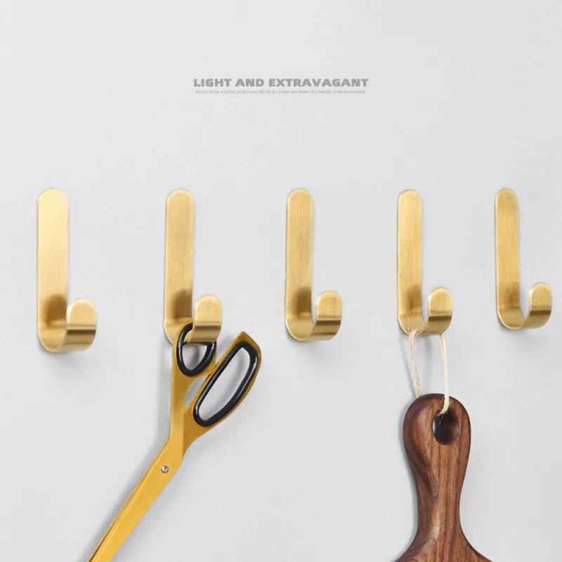 Nordic Стиль Heavy Duty из латуни крючки станок и декоративные металлические настенный