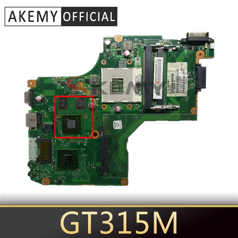 

AKEMY for toshiba satellite C600 C640 Laptop Motherboard HM65 GT315M 6050A2448001-MB-A02 CT10RG 1310A2448004 SPS V000238080