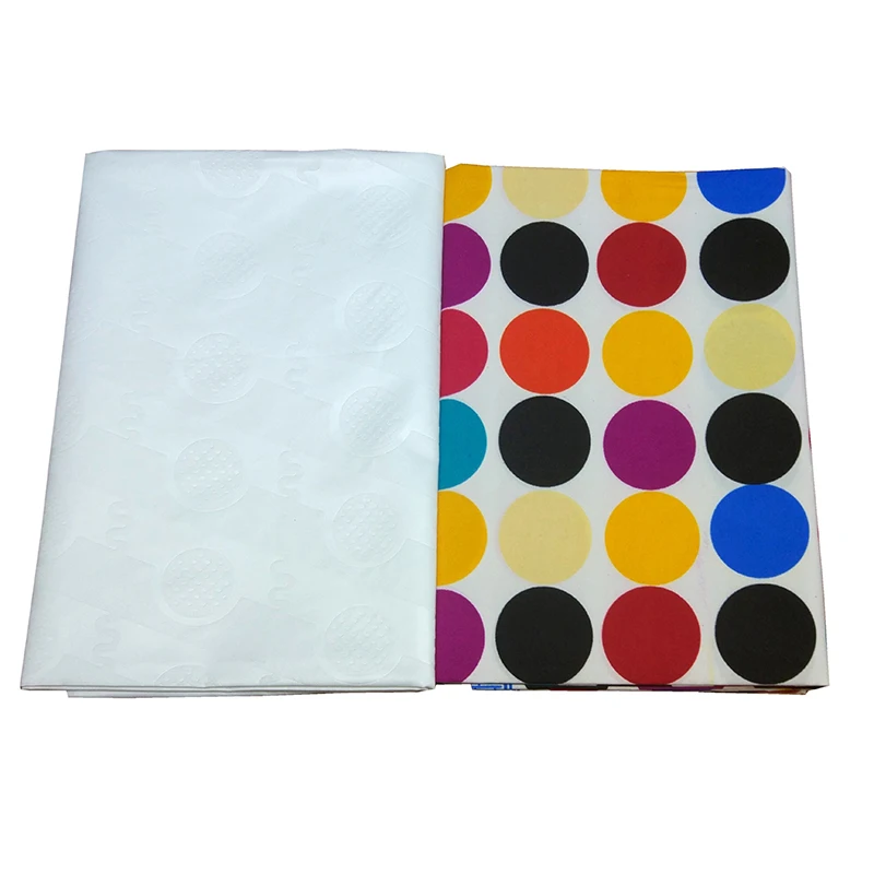 2019 полиэстер ткань с восковым принтом Анкара тиснение для галстука-краски