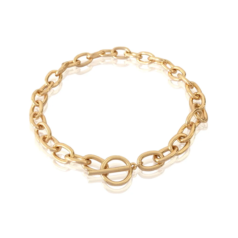 2019 новая трендовая простая цепочка со специальной застежкой ожерелье без