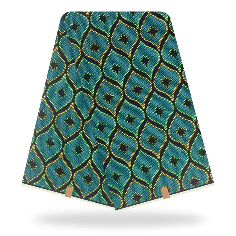 Черно белая африканская восковая ткань для платья в стиле Анкары 2019 Ткань шитья