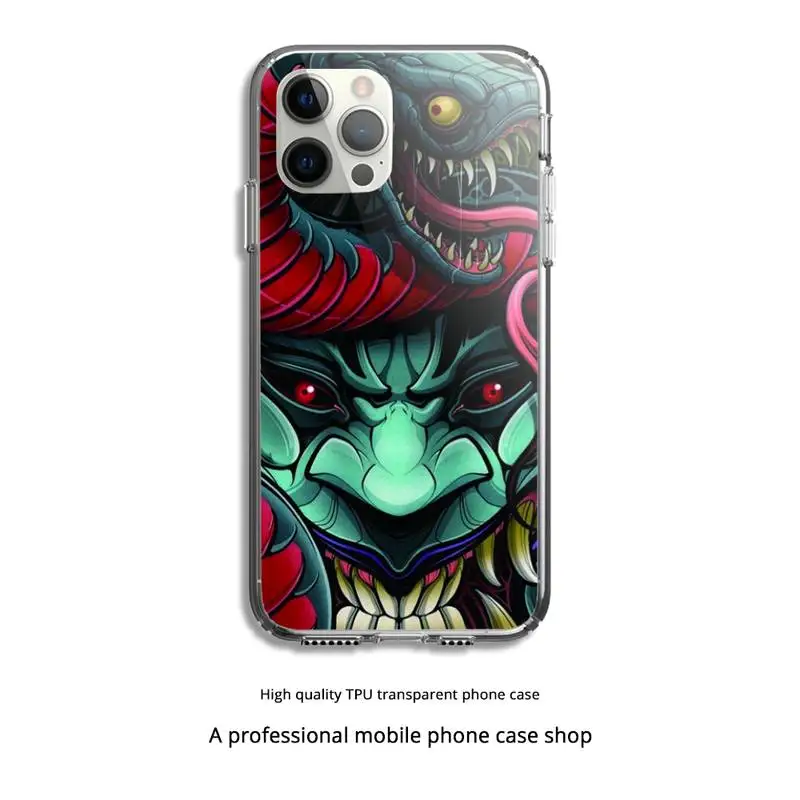 

Japanese Cartoon Pub Wave Anime Phone Case Clear Cover For Iphone 5 6 7 8 11 12 Plus XR X XS SE2020 11/12PRO Max Transparent