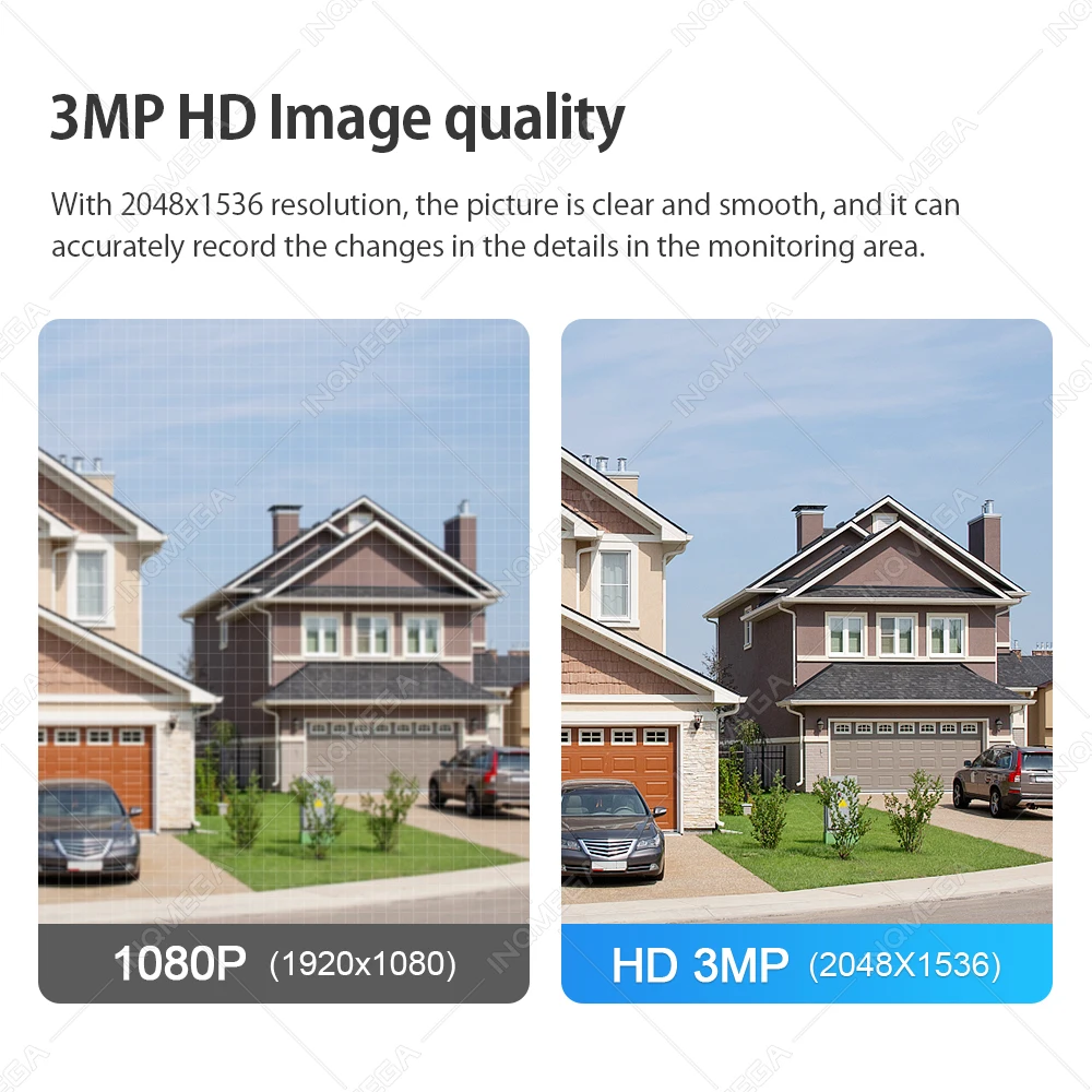 HD-камера INQMEGA 3 Мп первая бинокулярная связь с пистолетом и шариком двойным