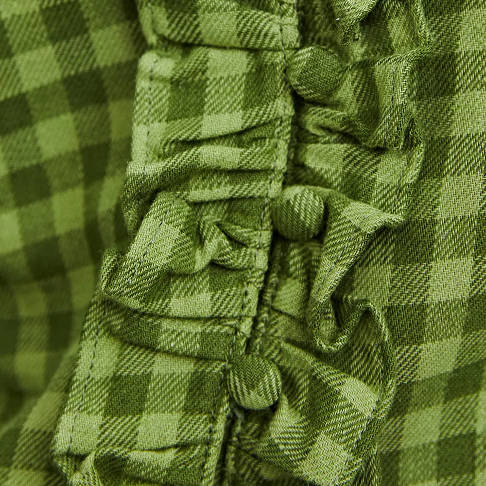 

2021 New ruffled sleeve ruffled decorative ruffled women's wholesale casual women's shirt T-shirt