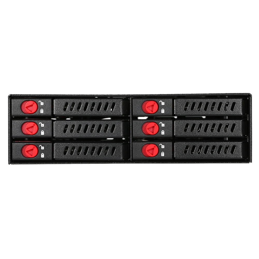 Жесткий диск OImaster 6 катушек поддержка мобильной задней панели 2 5 дюйма SATA HDD SSD