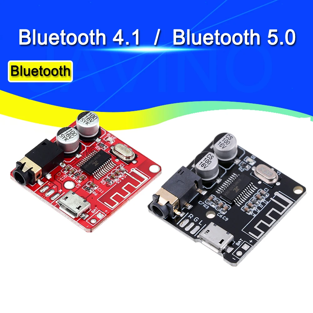 

DIY Bluetooth-compatible Audio Receiver Board 4.1 5.0 MP3 Lossless Decoder Board Wireless Stereo Music Module 3.7-5V