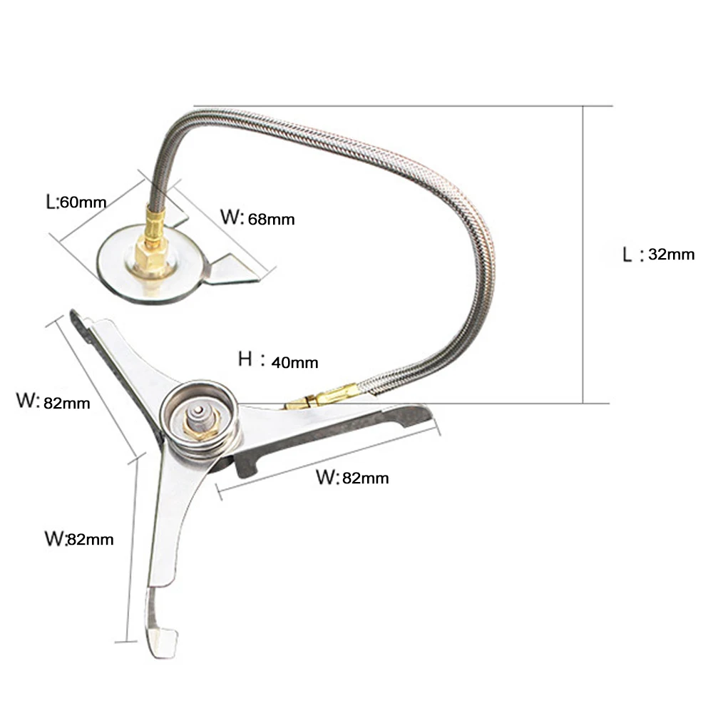 

Outdoor Furnaces Heads Converter Split Gases Furnaces Adapter Air Tanks Conversion Heads Furnaces Long Gase Tanks Adapter AT6346