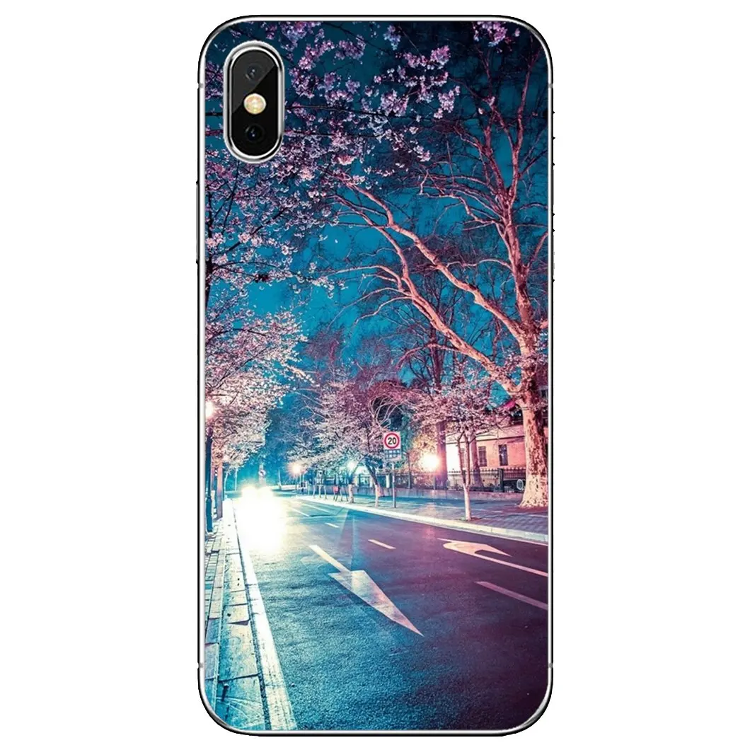 Чехол для телефона LG G5 G6 G7 Q6 Q7 Q8 Q9 V10 V20 V30 X Power 2 3 Spirit G2 G3 G4 Mini звездная ночь трава поле