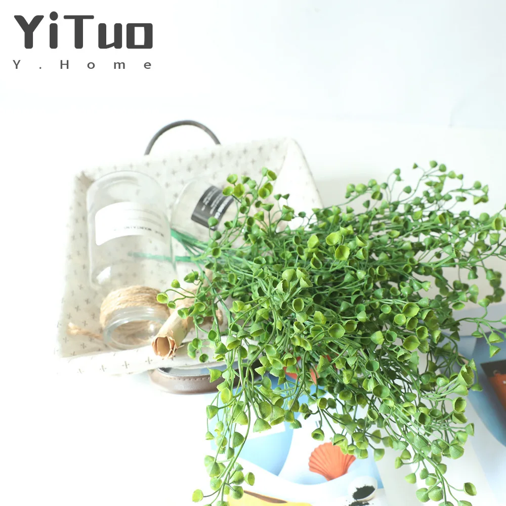 

YiTuo Micro Landscape Horseshoe Sokcho Artificial Flower Indoor Plant Wall DY-686A