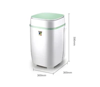 35kg Mini Washing Machine Single Tub Kids Clothes Washer Dryer Small Compact Machine Portable Washer Baby Mini Laundry Machine