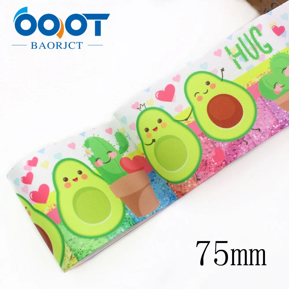 OOOT BAORJCT I-19912-2152 75 мм 10 ярдов мультфильм термотрансферные печатные корсажные ленты