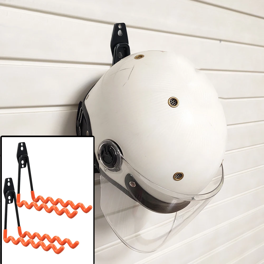 

2pcs Anti Slip Storage Holder Garden Utility With Screws Garage Hook Heavy Duty Ladders Iron Organizer Hanger Wall Mount