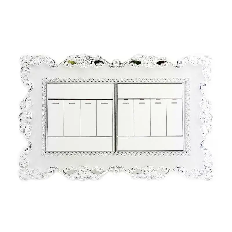 

Creativity European Style Socket Attachment Switch Surround Switch Cover Finger Rose Plate Cover Flower Sleeve Ruched S6C4 B0K3