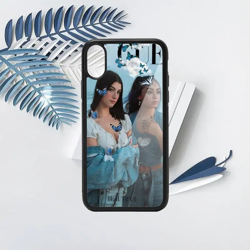 

Charli Damelio famous star luxury high quality Phone Case shell PC for iPhone 11 12 pro XS MAX 8 7 6 6S Plus X 5S SE 2020 XR