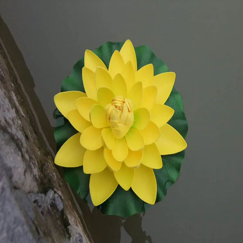 Искусственный водный Лотос пейзаж искусственная пена цветок лотоса лилия