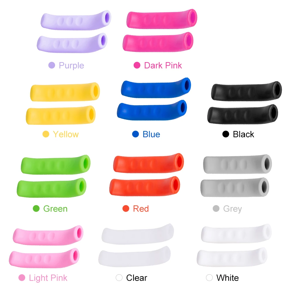 

1 Pair Bicycle Brake Handle Cover Bike Brakes Silicone Sleeve Universal Type Brake Lever Protection Covers Cycling Accessory