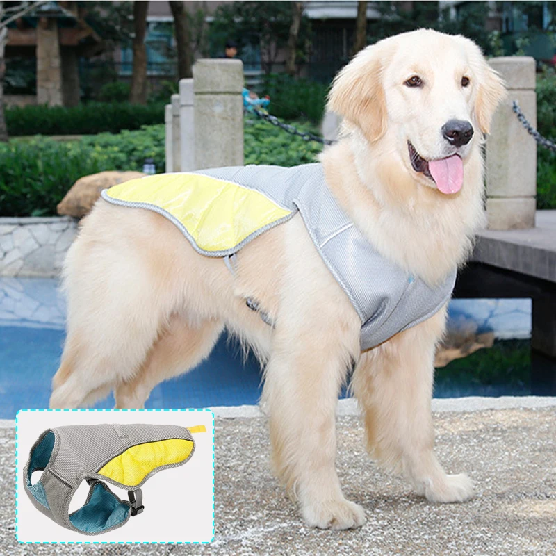 

Светоотражающий Жилет для собаки, летняя охлаждающая регулируемая подвеска для прогулок, аксессуары для собак