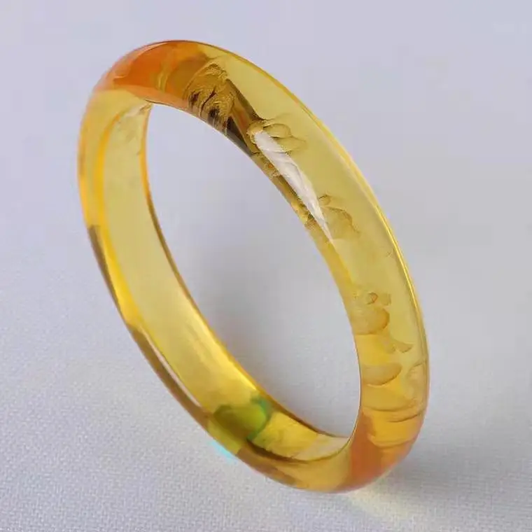 Натуральный желтый цитрин, кварцевый резной кристалл 12 зодиака животных женский браслет 53 мм 54 мм 55 мм 56 мм 57 мм 58 мм 59 мм 60 мм 61 мм AAAA