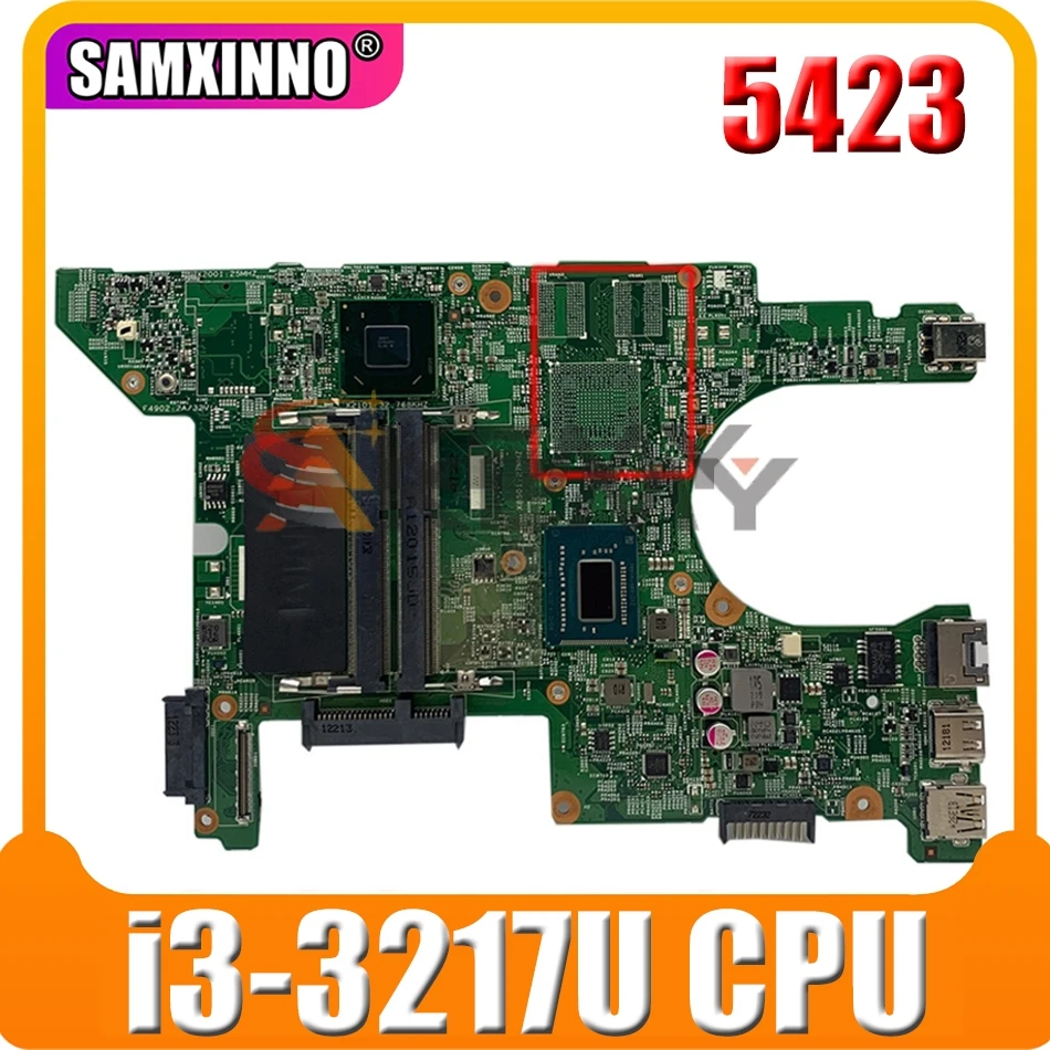 

Оригинальная материнская плата для ноутбука DELL Inspiron 5423 материнская плата CN-02P02C 02P02C 11289-1 SR0N9 i3-3217U DDR3