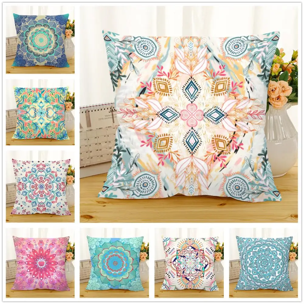 Nordic Геометрическая Печать Подушка Чехол Дома Декоративные наволочки офис диван