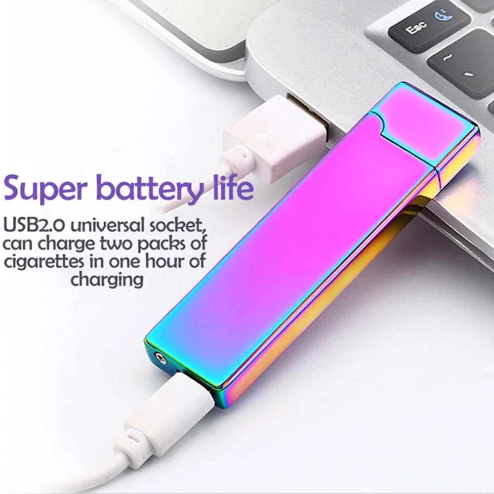 Зажигалка для сигарет сенсорный экран зажигалка компактный смарт-датчик usb