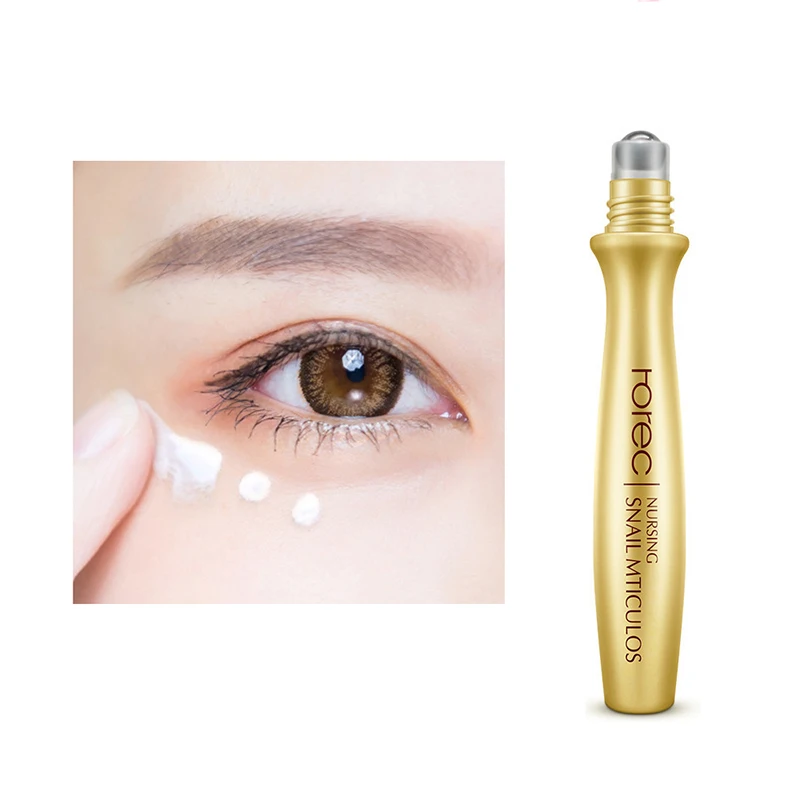 

Massage Eye Cream Peptide Collagen Serum Against Puffiness Lightening Dark circles Anti Wrinkle Aging Eye Care Essence Cosmetics