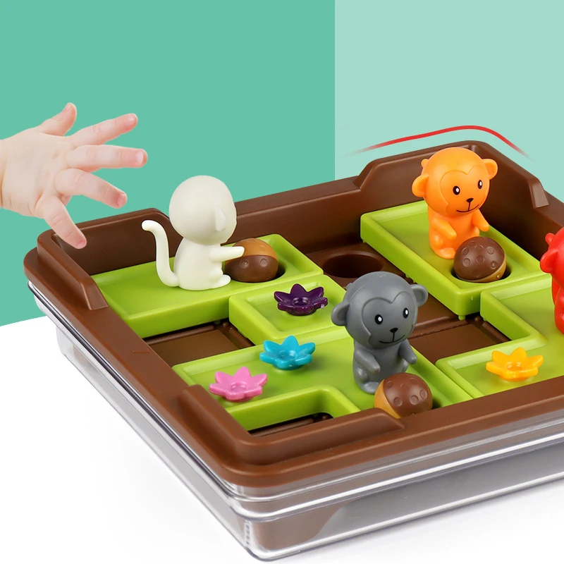 Сумасшедшая обезьянка настольные игры в прятки 120 испытания с решением