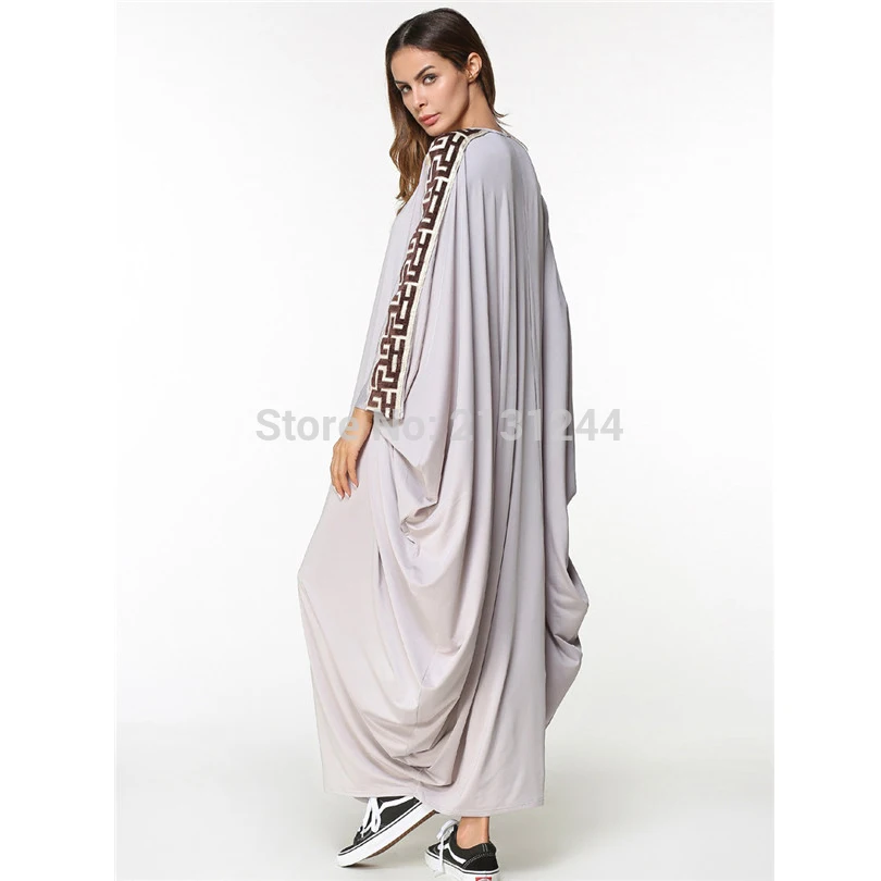 Размера плюс качество Новые Арабские элегантные свободные Кафтан Абая Исламская