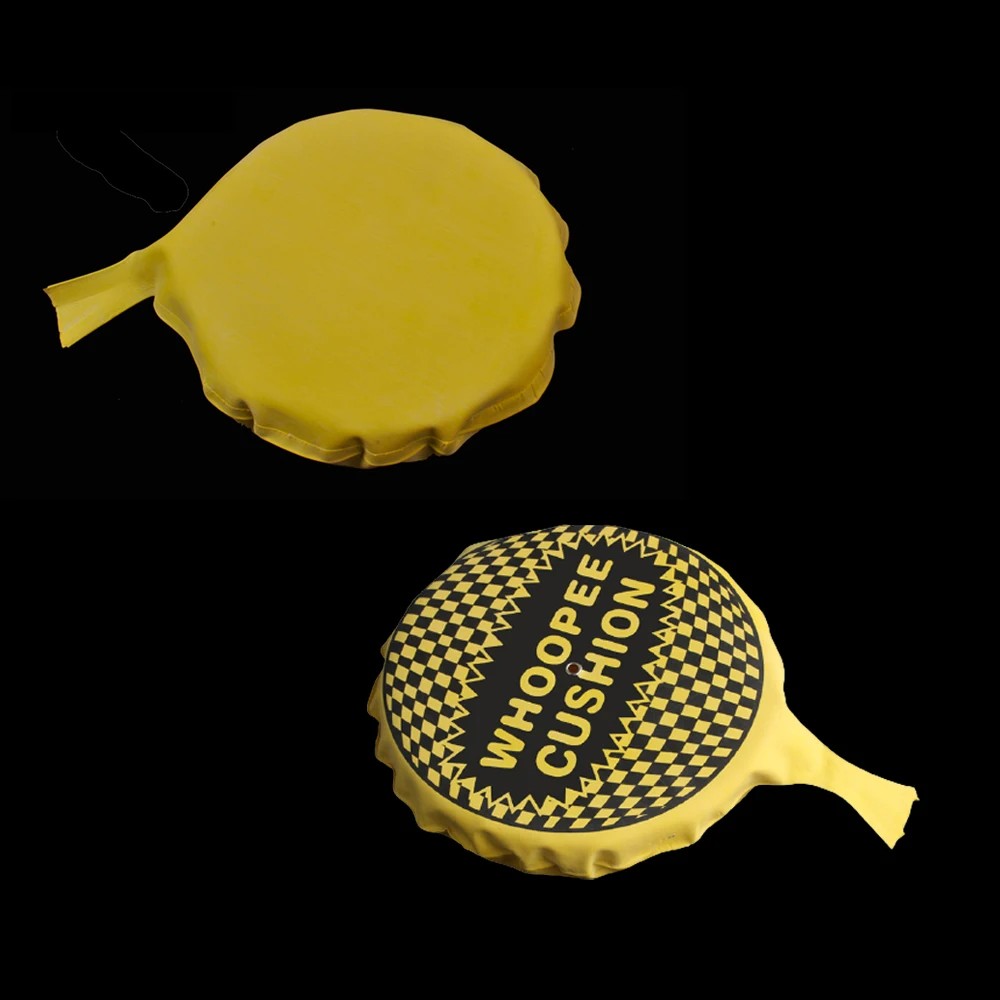 

25cm Large Gags Jokes Wind Cushion Funny Maker Trick Seat Cushion Pad Toy Fart Sound Pad Whoopee Break Gags Pranks Random Color