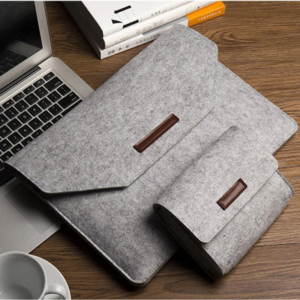 Шерстяной войлочный чехол для ноутбука сумка Macbook Air 13 2018 2019 11 12 New Pro 15 Touch Bar Xiaomi Mi