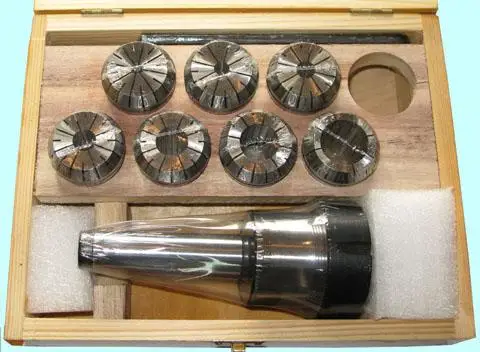 Collet chuck with hc-com KM4 (m16х2 0) a set of Tsang er40 7 PCs (6-25mm) \ n | Инструменты