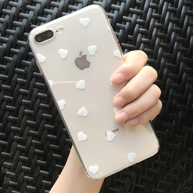 18 Чехол с узором любовь для iPhone X XS чехол для iPhone X XS 6 6s 7 7plus 8 8 plus мягкий силиконовый прозрачный чехол для телефона,чехол на айфон 7,чехол на айфон 8 - Цвет: 18