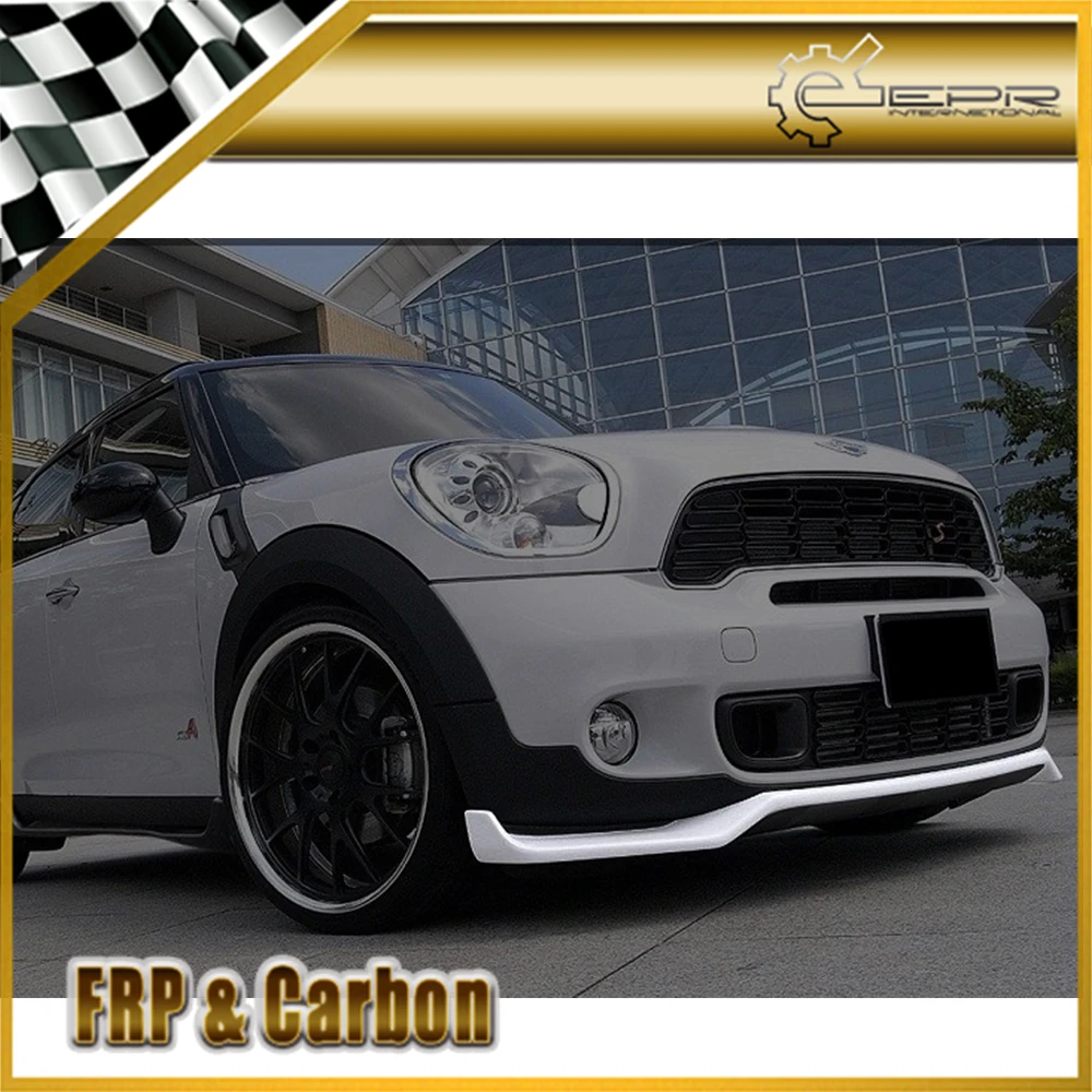 FRP передняя отделка для губ Mini R60 Countryman JCW GBN стиль стекло волокно передний бампер
