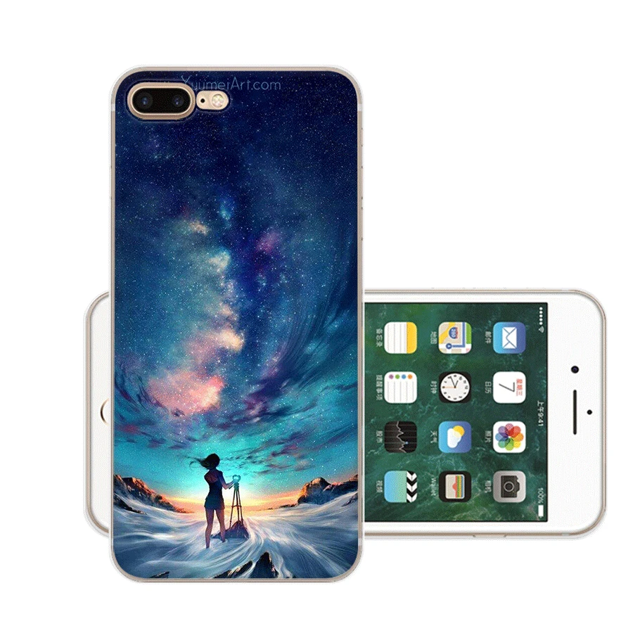 Чехол для iphone 7 8 Plus мягкий чехол из ТПУ Apple iPhone C1|Чехлы-накладки| |