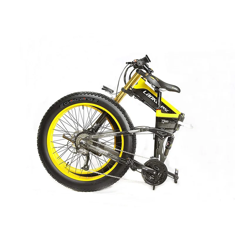 Электрический велосипед с двигателем 1000 Вт и аккумулятором 4 0 Ач Panasonic складной