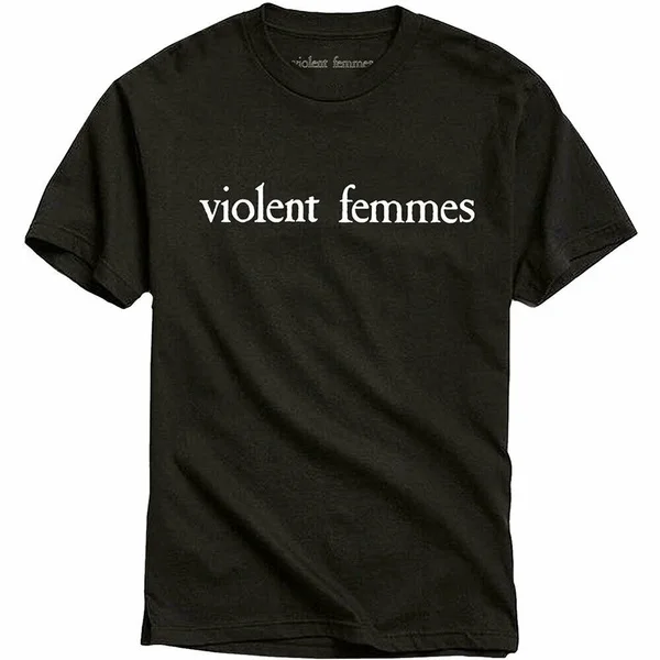 

Violent Femmes White Logo Official Tee T-Shirt Mens Unisex Tee