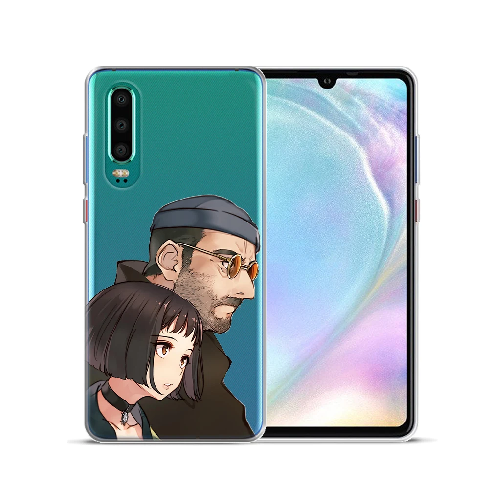 Movie Leon And Mathilda Silicone Phone Case For Huawei P30 Lite Pro P10 P20 2019 P8 2017 Nova 3i 3 Y9 2018 | Мобильные телефоны и