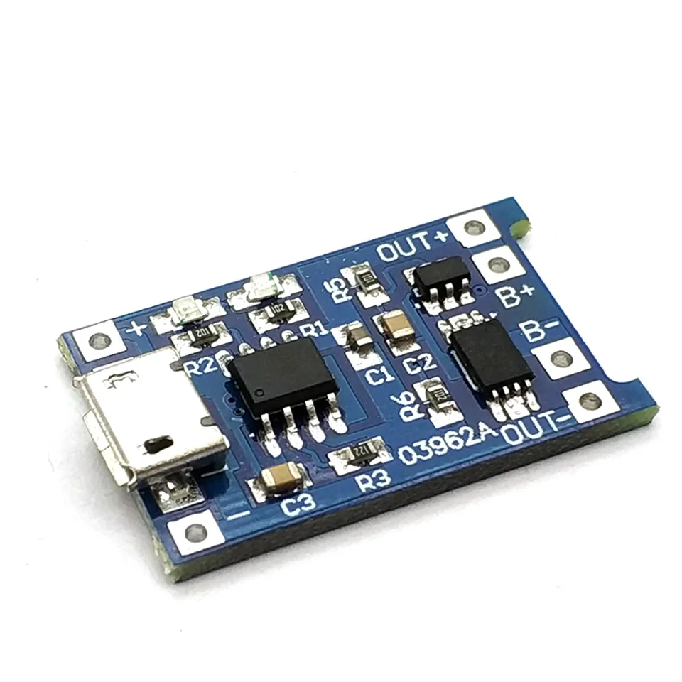 TP4056 MICRO USB 5V 1A 18650 модуль зарядного устройства литиевой батареи зарядная плата с