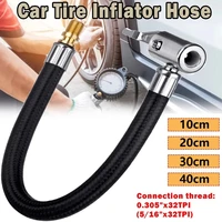 tire air inflator extension hose for car motorcycle bike tyre inflatable pump tube adapter connection locking air chuck
