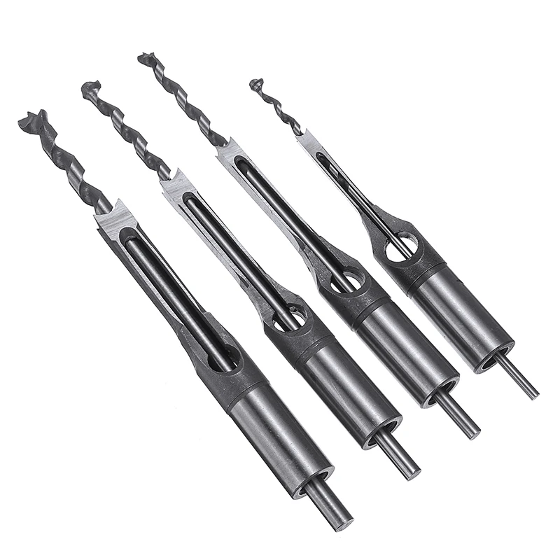 4 шт. деревянный шнек долбежное долото резной набор 1/4 &quot3/8&quot 1/2 &quot5/16&quot