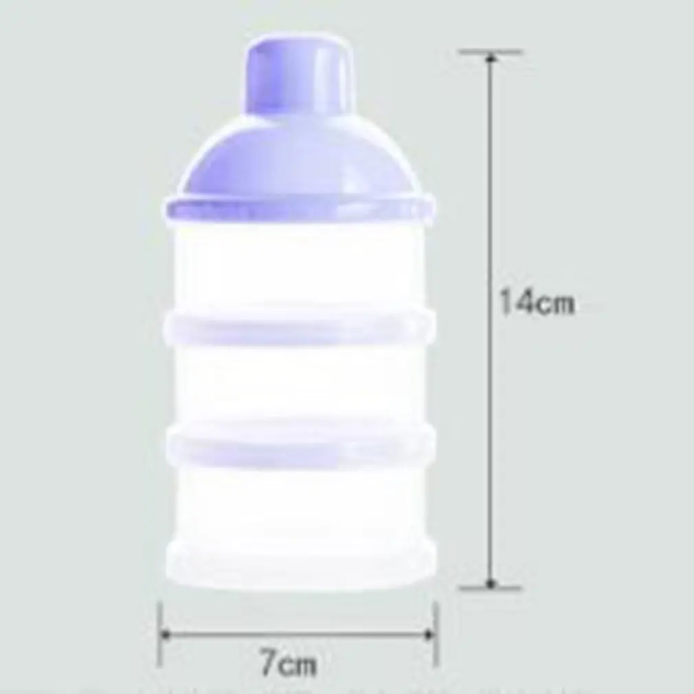

Baby Milk Powder Box Three Layer Transparent Milk Powder Lattice Removable Portable