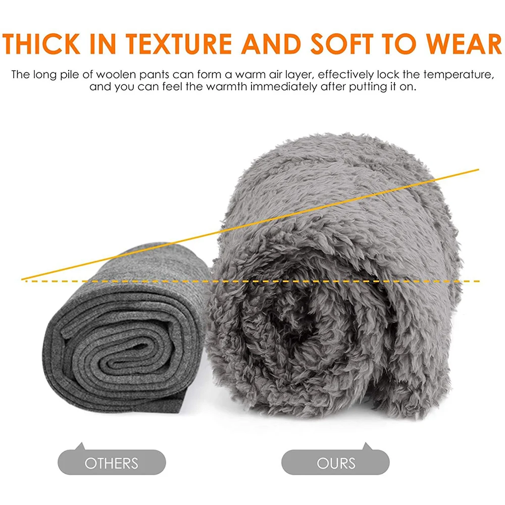 

Winter Warm Leg Cover Thick Socks Home Pants Thick Woolen Warm Leg Warmer A66