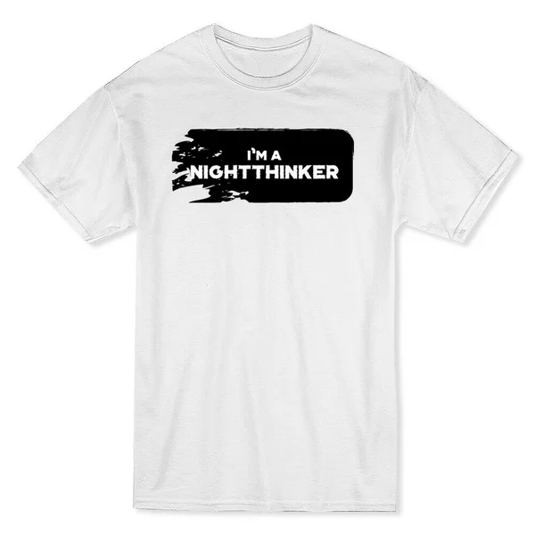 

Мужская белая футболка I'm A Nightthinker