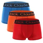 Мужские трусы-боксеры из модала, 4 шт.лот, сексуальное мягкое нижнее белье для мужчин