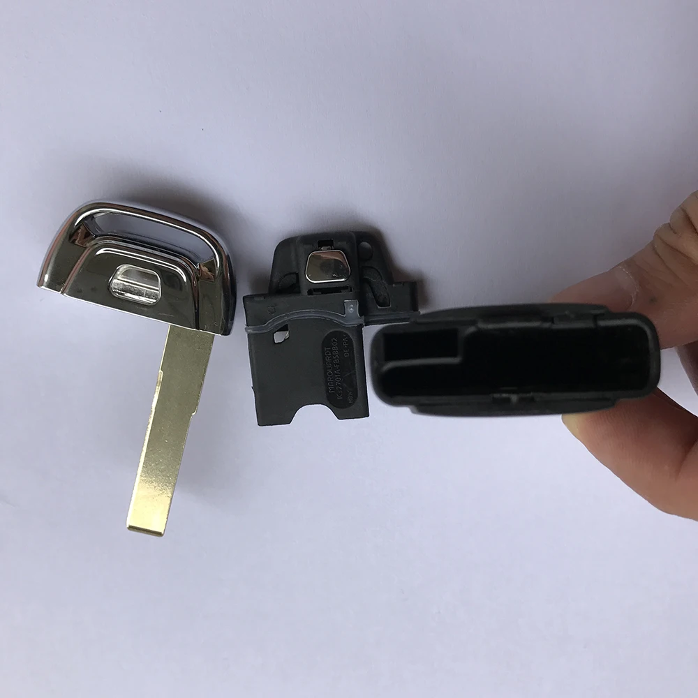 Новый Черный Сменный 3 кнопочный умный дистанционный чехол для ключа автомобиля