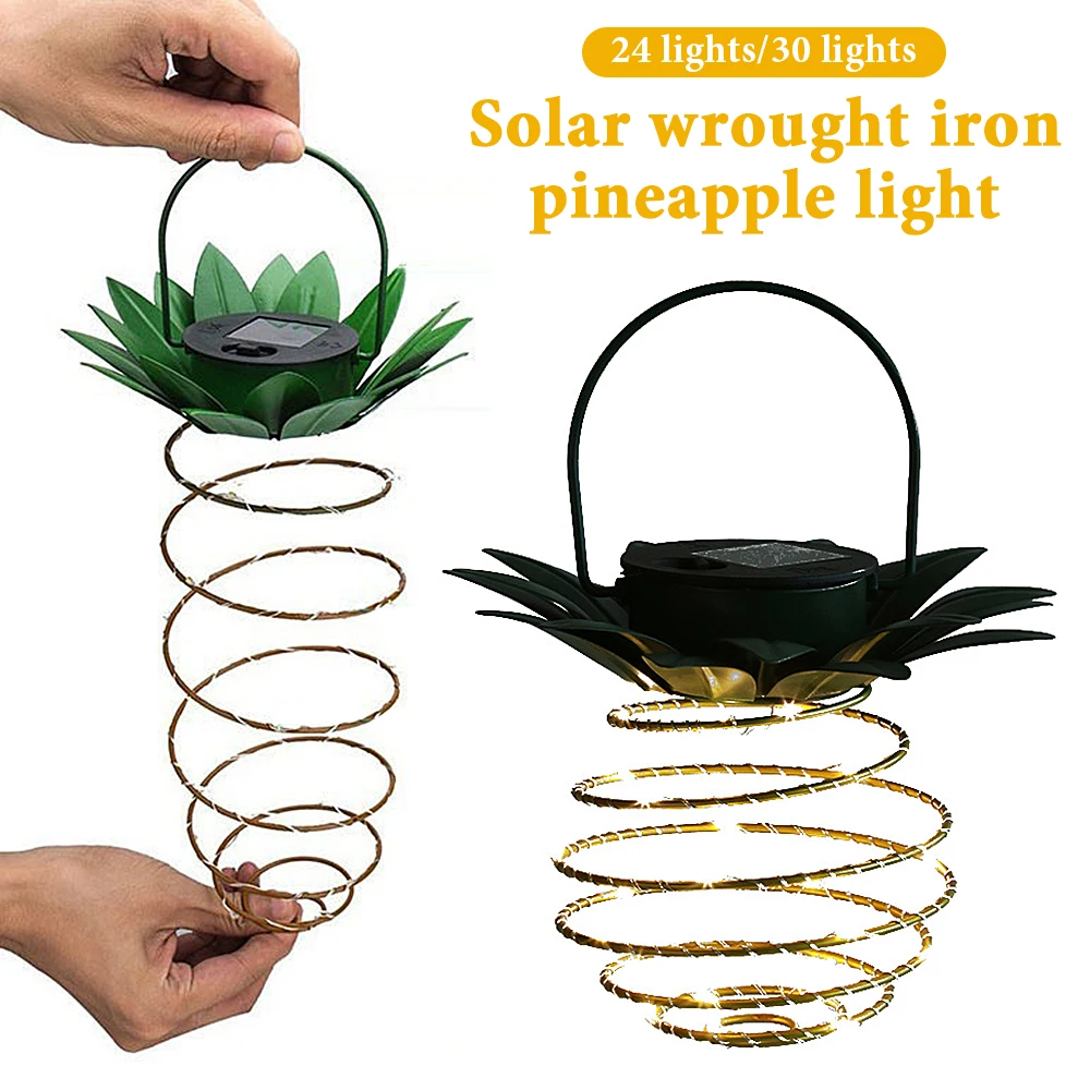 

Solar Pineapple Lights Waterproof Beautiful Pineapple Solar Lamp For Garden Yard Patio Lawn Balcony Path