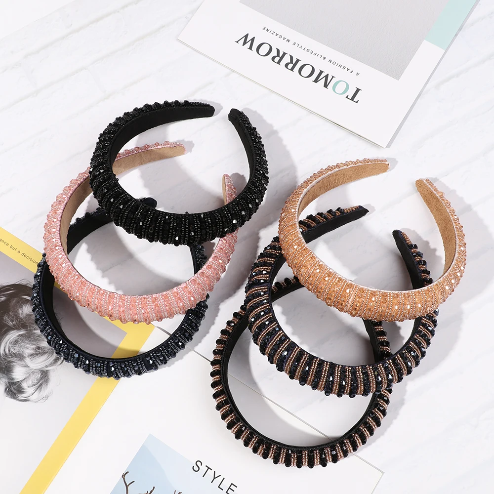 1 шт. мягкий свадебный головной убор полностью Хрустальная тиара в стиле барокко