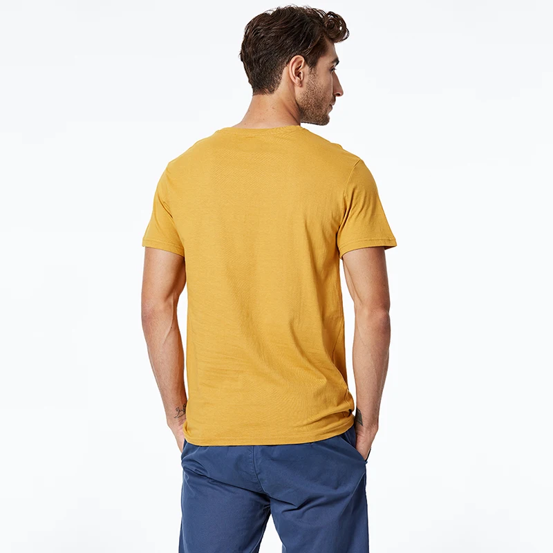 GLO-STORY 2020 летние мужские повседневные футболки с коротким рукавом принтом 100%